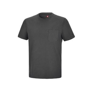 T-shirt in cotone elasticizzato con tasca - Product Image 2