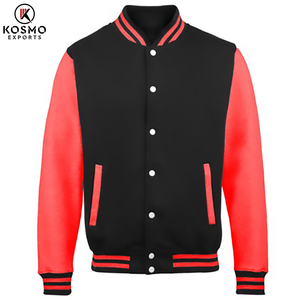 Logo personnalisé Veste universitaire à manches longues pour hommes Vestes universitaires Vestes universitaires vierges Logo personnalisé - Product Image 5