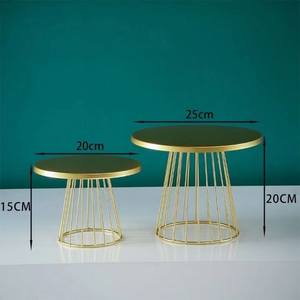 Sturdy Industrial Metal <b>Cake</b> <b>Stand</b> With Geometric Base Design Perfect For Contemporary Spaces And Artistic <b>Cake</b> Displays - Product Image 1