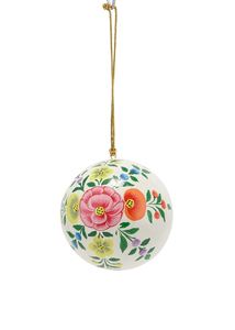 Adornos de Navidad hechos a mano, bola de papel pintado a mano, mache colgante, precio al por mayor, 2023 - Product Image 4