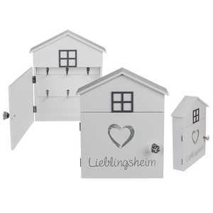 Boîte à clés murale pour la maison, organiseur pour courrier et clés - Product Image 1