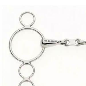 Bocado de Caballo Lorina Continental de 4 Anillos, Tipo Snaffle, de Acero Inoxidable, de Primera Calidad, para un Control y Equilibrio Mejorados - Product Image 5