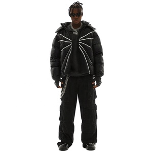 Wholesale High Quality Outdoor Solid Color <b>Winter</b> Coat Warm Thick Mens Jacket Coat Custom Logo Puffer Jacket - Product Image 3