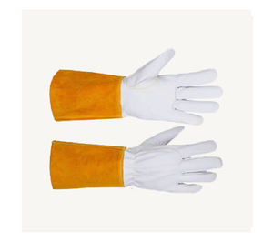 TIG ถุงมือเชื่อม cowhide น้ำหนักเบามีความยืดหยุ่นทนความร้อน - Product Image 2