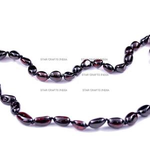 Collar indio hecho a mano para mujer, collar de adorno de resina transparente Popular, cuentas de Lucite blancas, cadenas de rebanadas de resina - Product Image 3