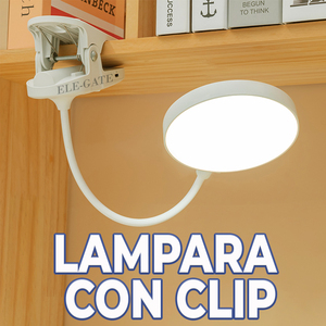 Lampe LED à batterie rechargeable avec éclairage flexible, design minimaliste et corps en plastique blanc, abat-jour blanc - Product Image 1