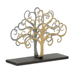 Soporte para tarjetas de metal marrón con diseño único Decoración de mesa minimalista Ideal Oficinas para bodas y eventos - Product Image 2