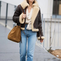Veste en cuir de qualité supérieure pour femmes, légère, tricotée, respirante, écologique, en peau de mouton, personnalisable sur le devant