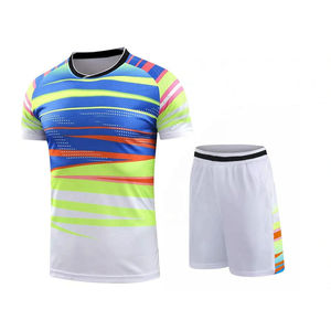 New Design Breathable Stretchy <b>Tennis</b> Uniform <b>Tennis</b> Shirt & Shorts Latest Customized Printing Men <b>Tennis</b> Uniform - Product Image 3