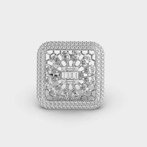 แหวนหมั้นทองคำแท้ 14K รูปทรงควีนเอลิซาเบธ ดีไซน์หรูหรา แรงบันดาลใจจากคนดัง พร้อมดีไซน์หลากหลายสไตล์ เหมาะสำหรับงานแต่งงานและหมั้น - Product Image 3