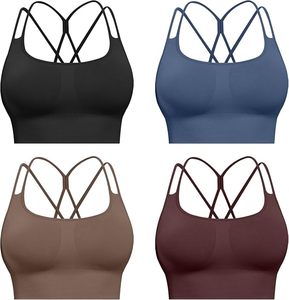 Premium Quality Ultra Comfortable Breathable <b>Women</b> Sports Bra with Front Logo for Running Yoga Training-Spandex/Nylon Material - Product Image 1