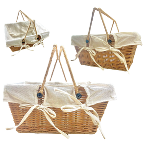 Cestas de ratán súper calientes: la cesta de regalo retro perfecta, envío a nivel nacional - Product Image 1