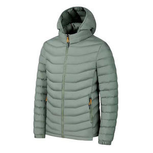 Vestes matelassées légères imperméables pour hommes, best-seller en gros, avec capuche, veste d'hiver, vêtements d'extérieur, avec OEM - Product Image 6