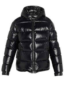 Personalizado de alta calidad brillante burbuja Puffer cálido suave tela chaqueta de poliéster impermeable hombres chaqueta logotipo personalizado - Product Image 3