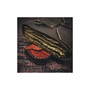 Handmade A5 <b>Journal</b> in Premium Vintage Key Lock Design High Quality Genuine Leather with Deckle Edge <b>Travelers</b> Wood Paper <b>Gift</b> - Product Image 2