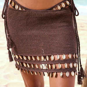 Maillot de bain bikini en crochet fait main, style européen et américain, nouvelle mode, ensemble 3 pièces, personnalisable - Product Image 4