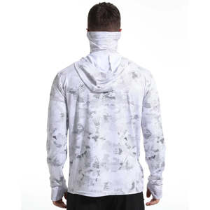 Ropa de Jersey de pesca para hombres y mujeres, sudaderas con capucha de pesca, camisa de manga larga de poliéster de secado rápido, rendimiento UPF 50 + - Product Image 3