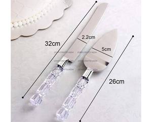 ชุดเครื่องใช้บนโต๊ะอาหารด้ามอะคริลิคทำจากสแตนเลสมีด้ามจับอะคริลิกใส - Product Image 1