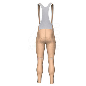 Men's Fitted Cycling <b>Bib</b> Tights Moisture-Wicking Breathable Quick Dry Long Length Spandex Nylon Adult Style - Product Image 4