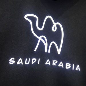 Sweats à capuche pour hommes en éponge française avec impression réfléchissante, sweat à capuche brodé, avec logo personnalisé et motifs personnalisés - Product Image 6