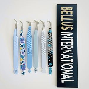 Vente chaude 40 60 90 degrés pointe pointue rose pince à épiler extension de cils Logo personnalisé Option acier inoxydable durable - Product Image 2