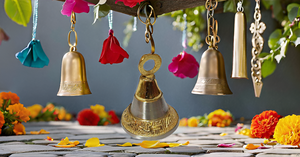 Style vintage en laiton pour animaux de compagnie antivol Jingles éléphant chameau chèvre bétail pâturage cloches fortes pour la ferme Animal décor Diwali Festival - Product Image 2