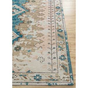 Tapis en laine noué à la main Erbe Beige Marron PKWL-8017 à motif géométrique pour salon, entrée, couloir, puzzle pour adolescents - Product Image 4