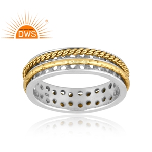 Latest Design 925 Sterling Silver <b>Spinner</b> Band <b>Ring</b> Custom Jewelry For Women Gift For Her - Product Image 3