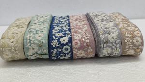 Dentelles brodées à la main, bordure florale, garniture pour robe de mariée, couture DIY, accessoires vestimentaires, art, sacs écologiques - Product Image 3