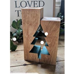 Wooden <b>Candle</b> Holder for <b>Gift</b> and Souvenir <b>Wedding</b> Parties Event - Product Image 1