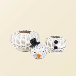 Cesta de Almacenamiento Multiusos de 3 Niveles, Moderna y Ecológica, de Ratán Natural, Marca Snowman - Product Image 2