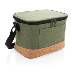 Borsa da esterno promozionale bicolore e frigo con dettaglio in sughero Chic e pratico Set per stili di vita attivi - Product Image 1