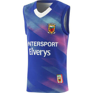 Kit de fútbol GAA 100%, camiseta de fútbol de poliéster, logotipo frontal, diseño sólido, manga corta, longitud, conjunto de estilo superior, servicio OEM disponible - Product Image 1