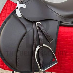 แผ่นรองอานม้าหนังแท้แบบตะวันตกทำด้วยมือสำหรับนักขี่ม้าชาวอังกฤษ - Product Image 5