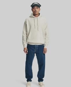 Sweat à capuche à tissage inversé pour hommes, point contrasté personnalisé, conception réversible en molleton de coton - Product Image 5