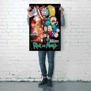 Affiche design moderne pour décoration murale, pour Rick et Morty - Product Image 4