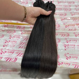 Meilleure Qualité MIC HAIR Vietnamien Vierge Remy Extensions de Cheveux Usine-Cuticule Naturel Droit Noir Brun Vague de Corps 100gr - Product Image 5