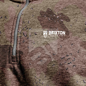 <b>Men's</b> Lightweight Half Zipper <b>Pullover</b> <b>Jacket</b> for Winter Breathable Coated Sports Training and Daily Running Wear - Product Image 4