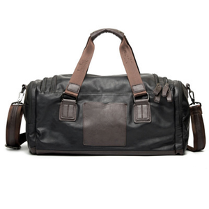 Sac de voyage en cuir PU de marque privée personnalisée de haute qualité pour hommes nouveau sac polochon à la mode prix raisonnable - Product Image 4