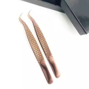 Pinces à cils de salon de qualité supérieure, conçues pour une prise ferme, une manipulation fluide et une utilisation professionnelle des extensions de cils - Product Image 1