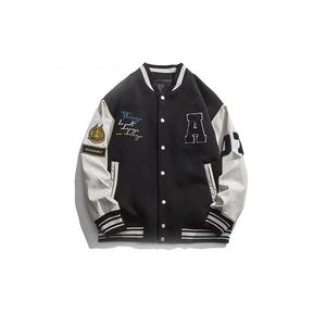 Patches en chenille personnalisés, vestes universitaires d'hiver en laine brodées Letterman, taille réelle, style hip hop, patchwork, impressions par sublimation - Product Image 4