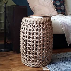 Mesa de mimbre natural de diseño moderno de alta calidad, redonda mesa auxiliar, muebles para el hogar para sala de estar, venta al por mayor, hecha en Vietnam - Product Image 5