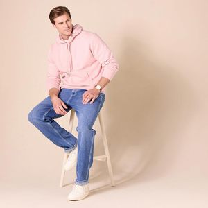 Sweat-shirt à capuche en coton 100% pour homme, imprimé personnalisé, sweat-shirt en molleton épais, style vintage, sweat-shirt à capuche surdimensionné pour homme, sweat-shirts - Product Image 2