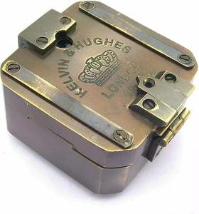 Antiguo Vintage 1917 Kelvin Hughes modelo brújula latón macizo hecho a mano Brunton Metal artesanía pulido Escultura Moderna China para - Product Image 6