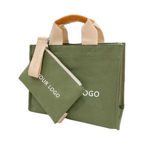 Bolso de mano de playa de lona con inicial personalizada para mujer, bolso de mano de regalo con monograma - Product Image 1