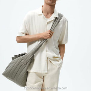 เสื้อเชิ้ตลำลองแขนสั้นสำหรับผู้ชายผ้าฝ้ายออร์แกนิก100% ป้องกันริ้วรอยระบายอากาศได้ดีเสื้อคอวีแบบปรับแต่งได้ - Product Image 3