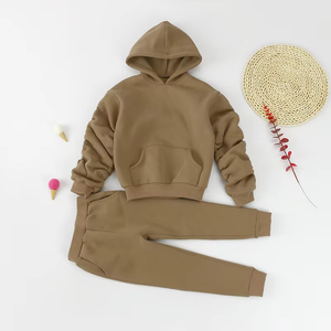 Ensemble de survêtements 2 pièces pour enfants de 2 à 7 ans Vêtements d'hiver et d'automne pour garçons Vêtements de survêtement personnalisés pour enfants - Product Image 2