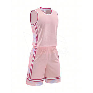 Vente en gros d'uniformes de basket-ball respirants à impression par sublimation personnalisés vêtements de sport en polyester BSCI de haute qualité grande taille à séchage rapide - Product Image 3