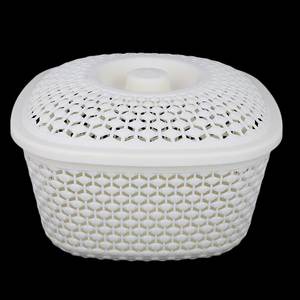 <b>Plastic</b> <b>Basket</b> With Cover - Fawn - Product Image 2