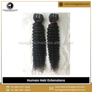 ผมต่อแบบมองโกลผม100% บริสุทธิ์ผมลอนสไตล์ผมด้านหน้า - Product Image 2